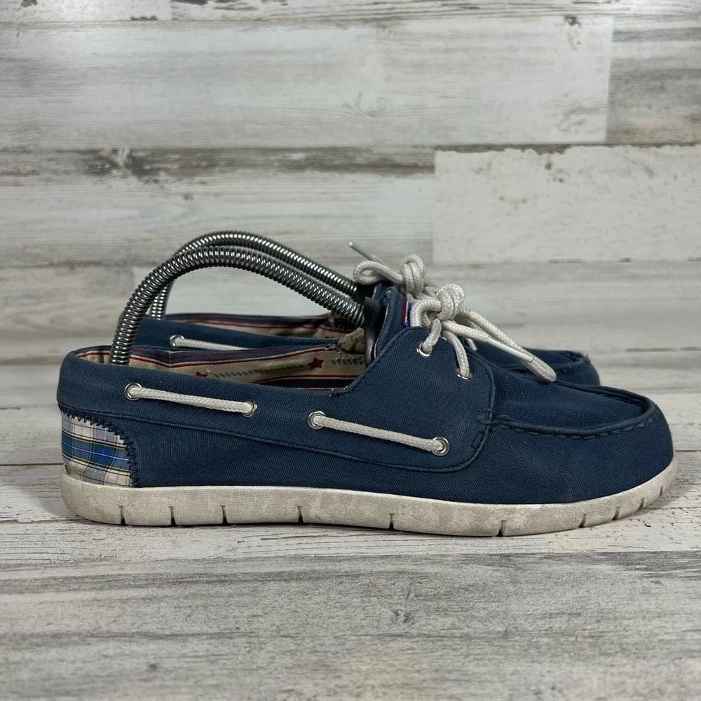 BOBS Womens Slip On Loafers Shoes Navy Blue Casual Comfort Size 10